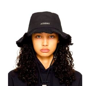 Jacquemus black Les Classiques Le Bob Artichaut Hat